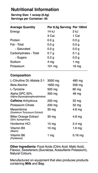 Red Dragon Nutritionals Dragon's Breath