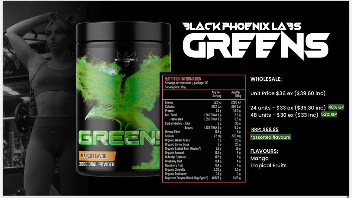 Black Phoenix Greens 30 serves