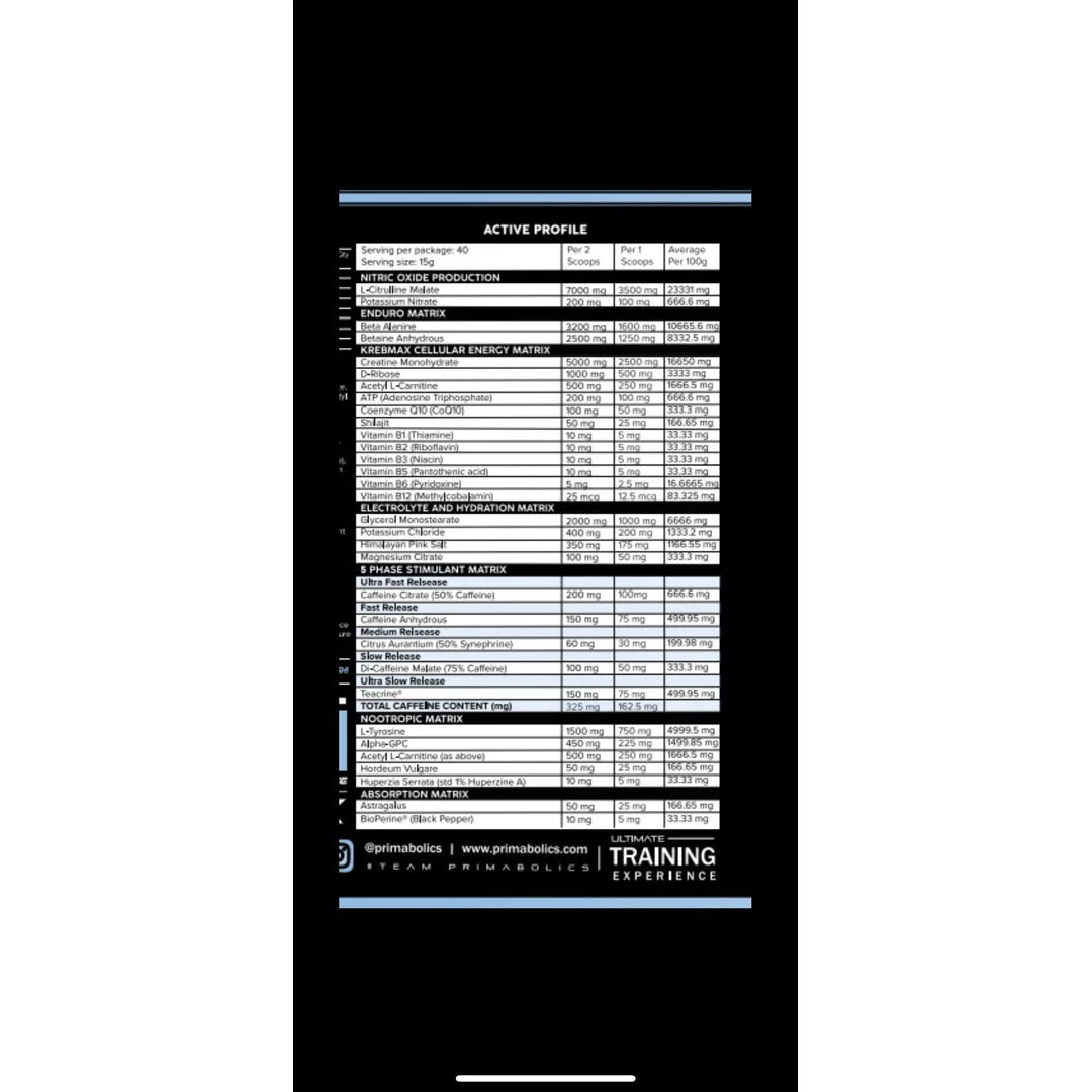 Primabolics Proformance