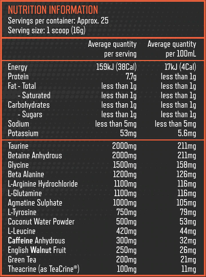 Black Phoenix Labs Rise Pre Workout
