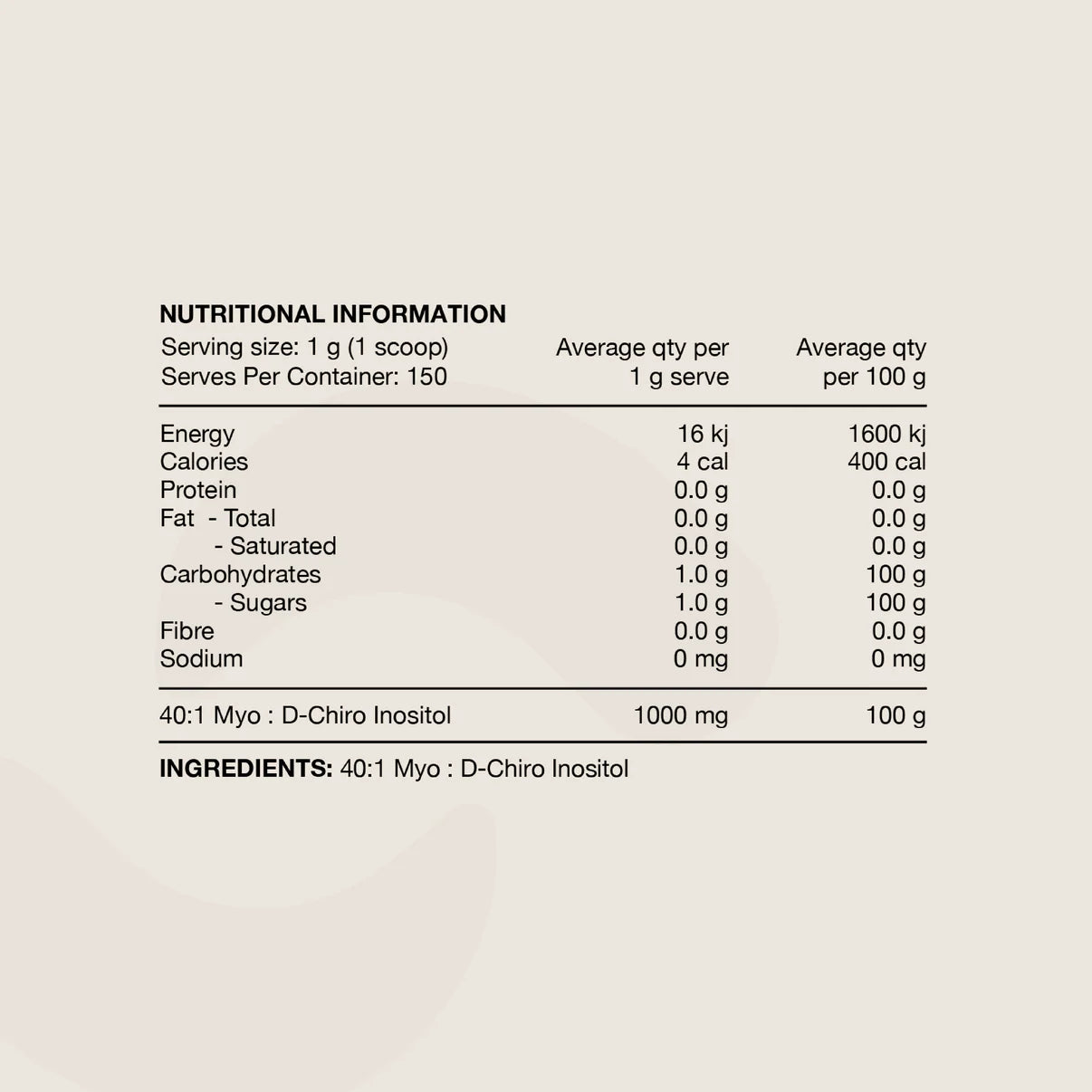 Switch Nutrition Inositol Powder 300 serves