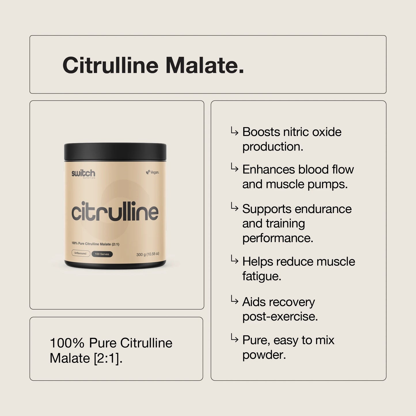 Switch Nutrition Essentials Citrulline