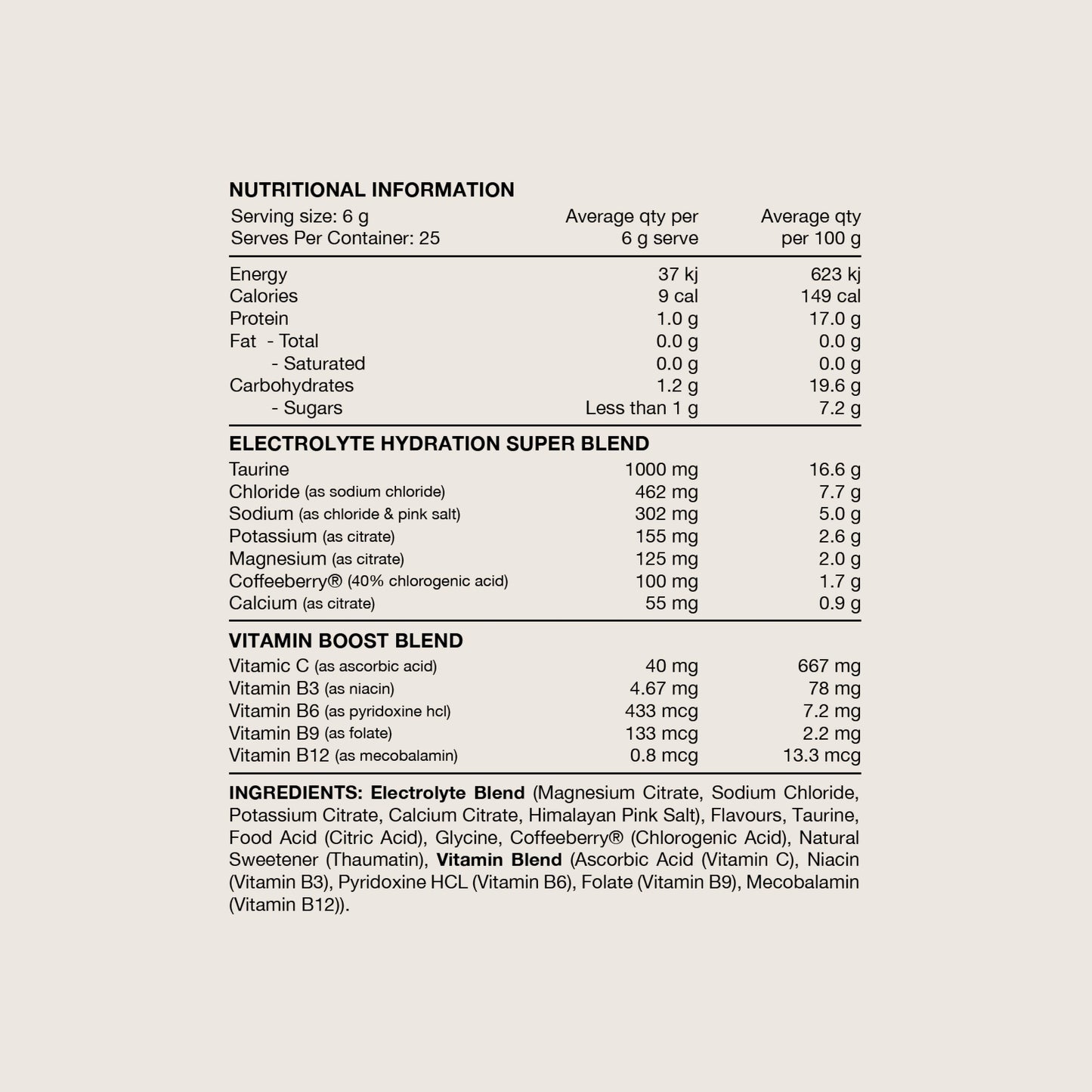 Switch Nutrition Hydrate 50 Serve
