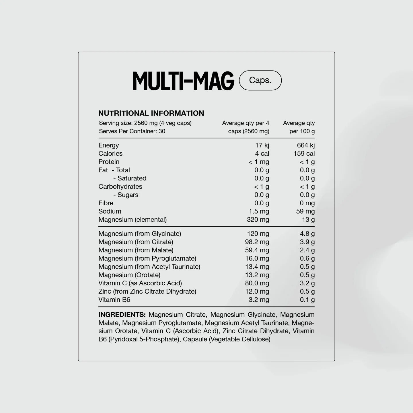 Switch Nutrition Multi-Mag Perform
