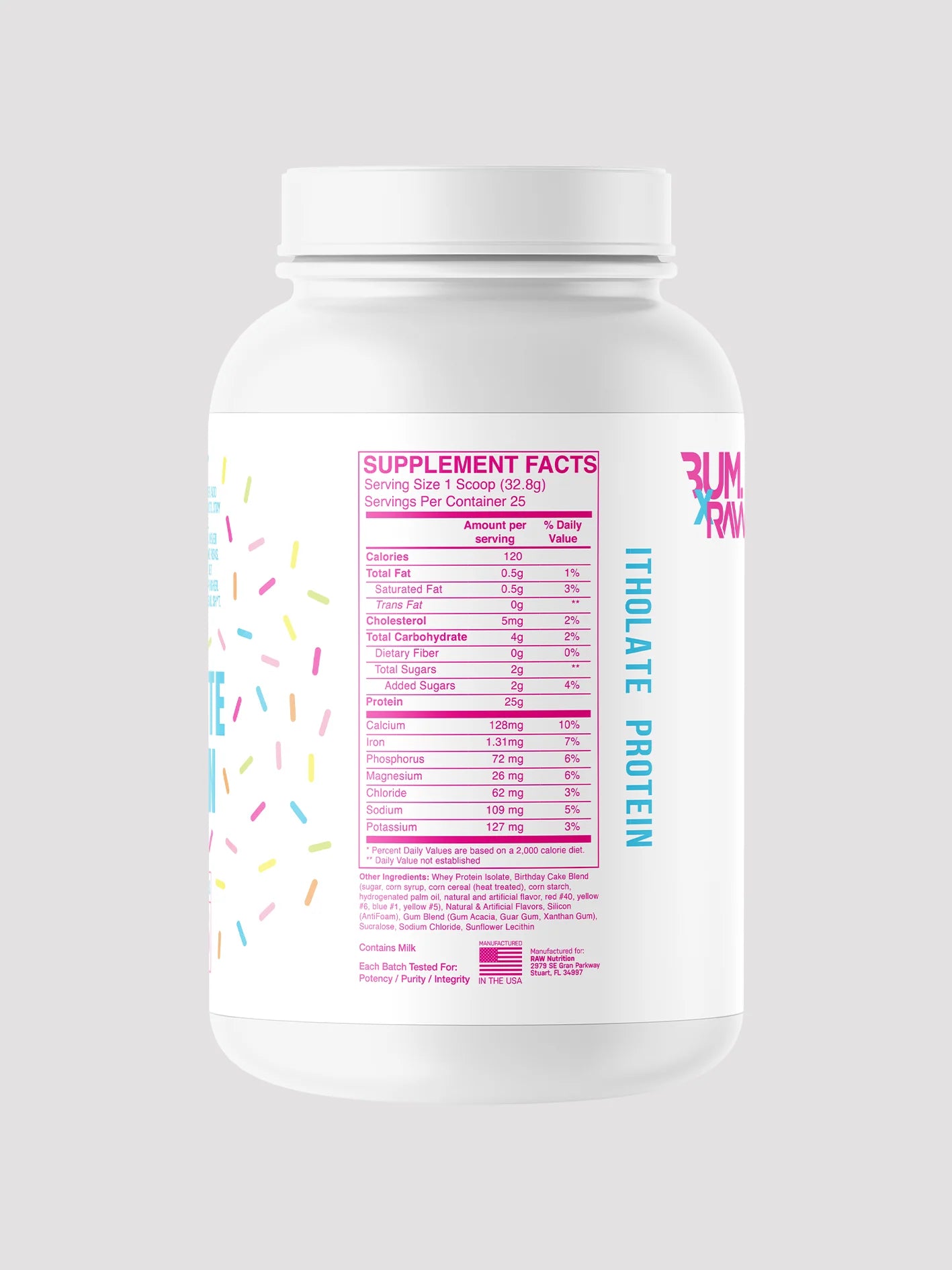 RAW BUM Itholate Protein