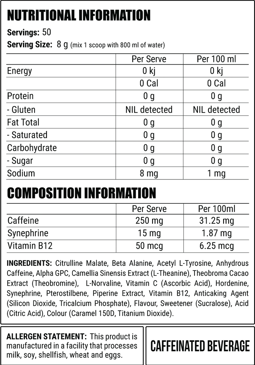 Faction Labs Disorder 50 Serve