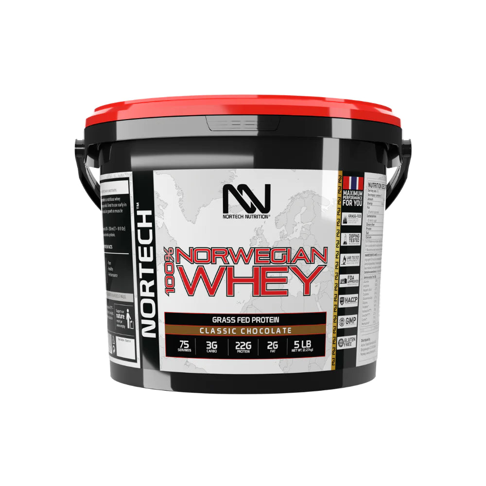 Nortech 100% Norwegian Whey Protein 2.27KG