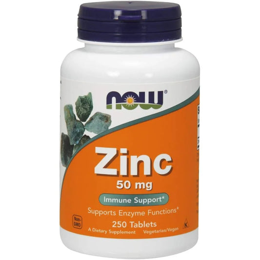 NOWFoods Zinc 50mc 100 tablets