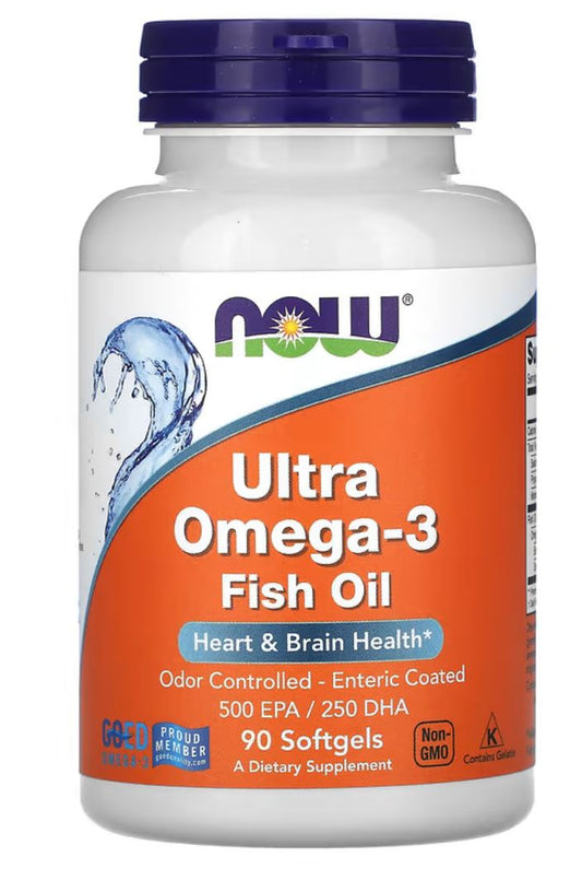 NOWFoods Ultra Omega 3 Fish Oil 90 Softgels