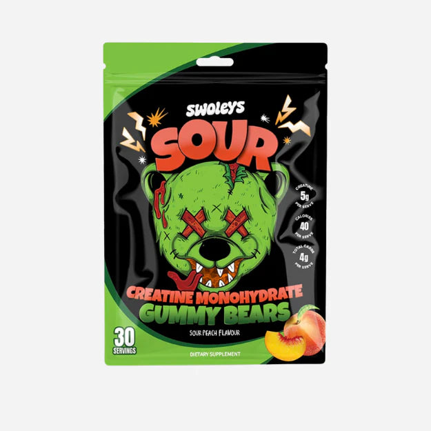 Swoleys Sour Creatine Gummy Bears