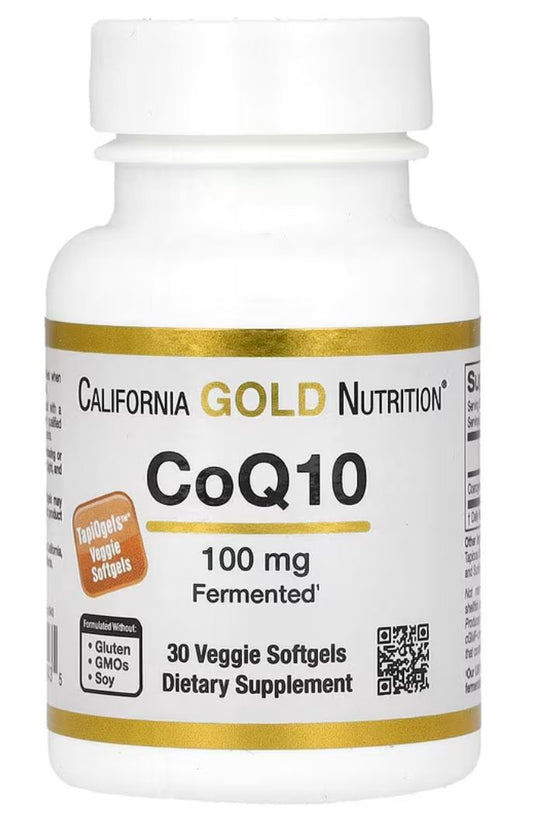 California Gold CoQ10 100mg 30 veg capsules