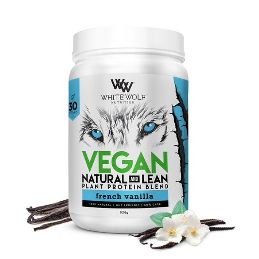 White Wolf Natural and Lean Vegan Protein Blend 900g